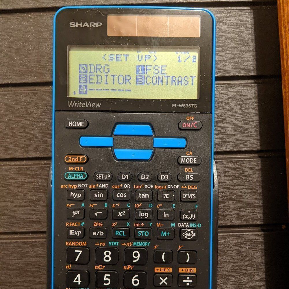Sharp EL-W535TGBBL Calculator
